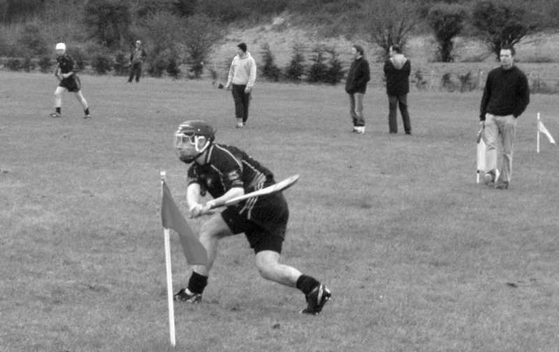 Morgan Lalor taking a side-line cut during the league final.